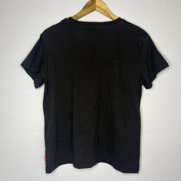 COPY - Levi's T-Shirt Mens Size Medium M V Style Logo Embroidered Short Sleeve … - Picture 5 of 6